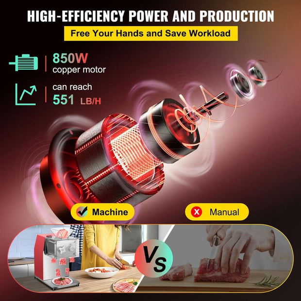Professional Meat Slicer - Commercial & Home Use 🔪🥩