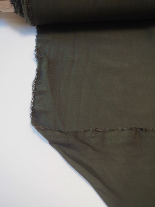 Olive Viscose/Polyester Lining