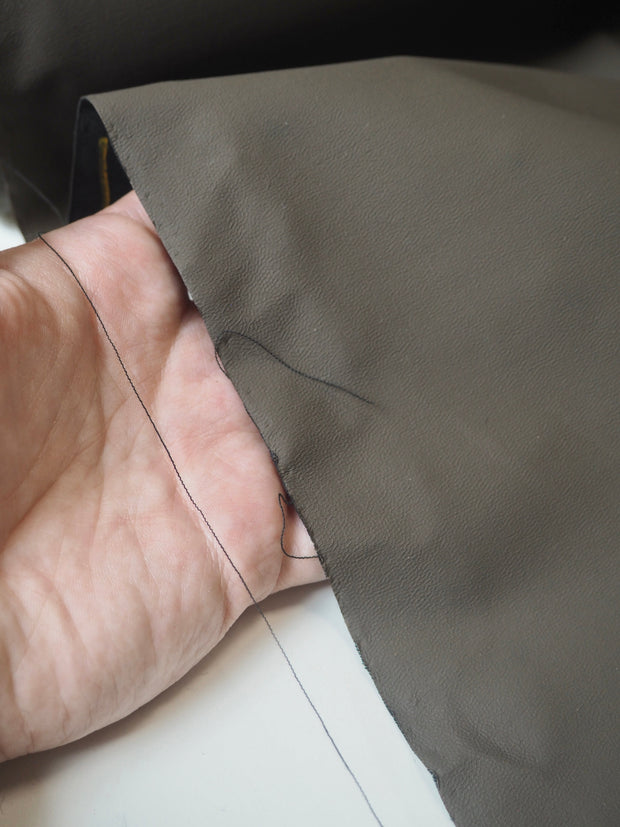 Ash Wool Blend Coated Suiting