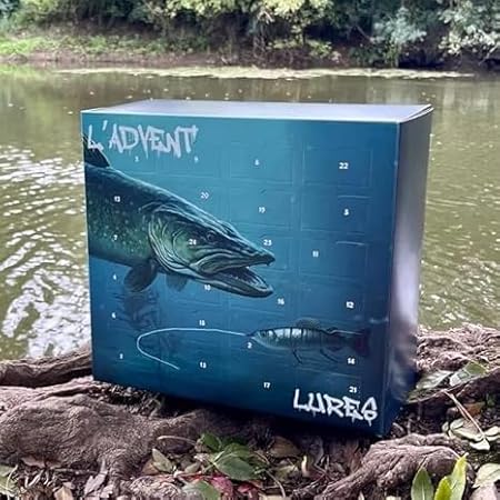 "Angler's Advent - 24-Day Fishing Surprise Calendar" 🎣🎄