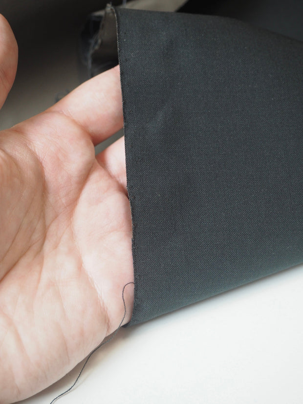 Ash Wool Blend Coated Suiting