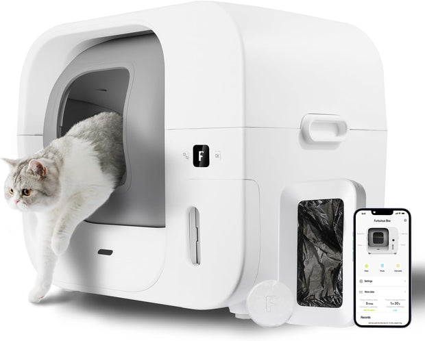 PurrfectClean - Self-Cleaning & Packing Litter Box 🐾🤖✨