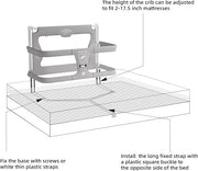 3-in-1 Convertible Baby Crib & Bedside Sleeper