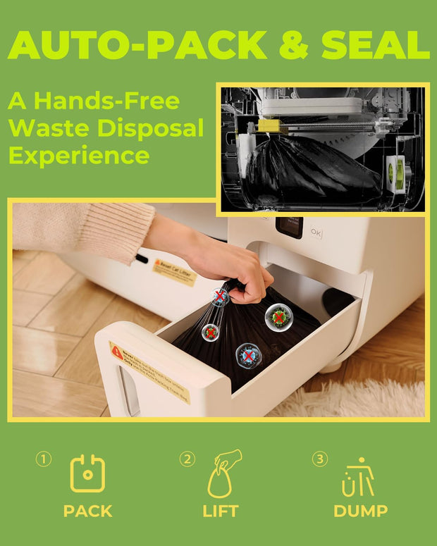 PurrfectClean - Self-Cleaning & Packing Litter Box 🐾🤖✨