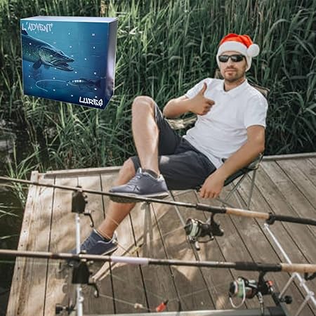 "Angler's Advent - 24-Day Fishing Surprise Calendar" 🎣🎄