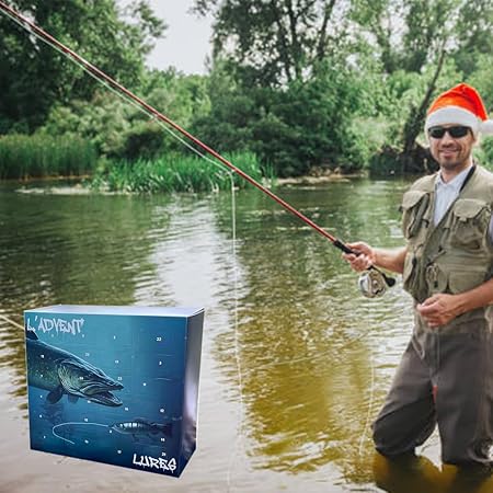 "Angler's Advent - 24-Day Fishing Surprise Calendar" 🎣🎄