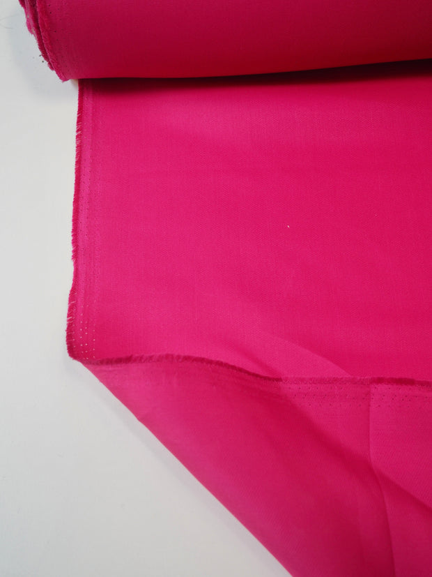 Hot Pink Silk Gazar