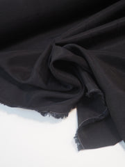 Black Cotton/Viscose Twill