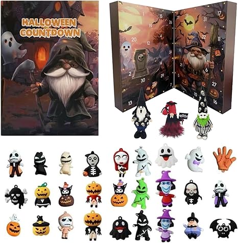 "Spooky Gnome Countdown - 31-Day Halloween Advent Calendar" 🎃👻