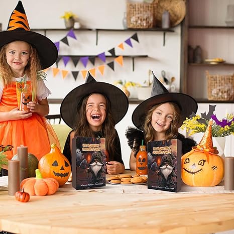 "Spooky Gnome Countdown - 31-Day Halloween Advent Calendar" 🎃👻