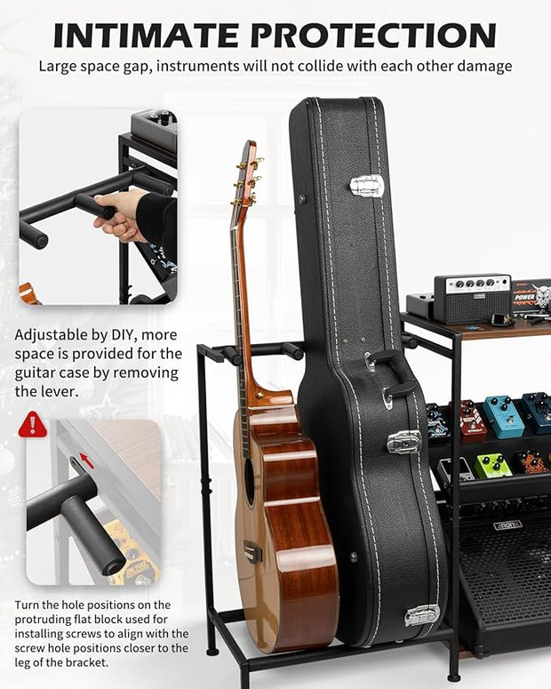 Multi-Tier Guitar & Gear Stand" 🎸✨