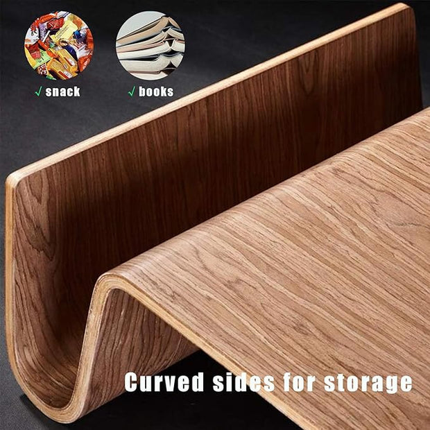 "Modern Horizon - Solid Wood Rectangular Side Table" 🌳✨