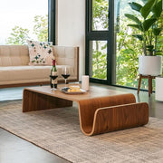 "Modern Horizon - Solid Wood Rectangular Side Table" 🌳✨