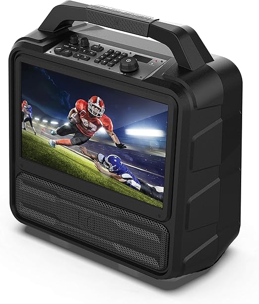 All-in-One Portable Entertainment System" 📺🎵