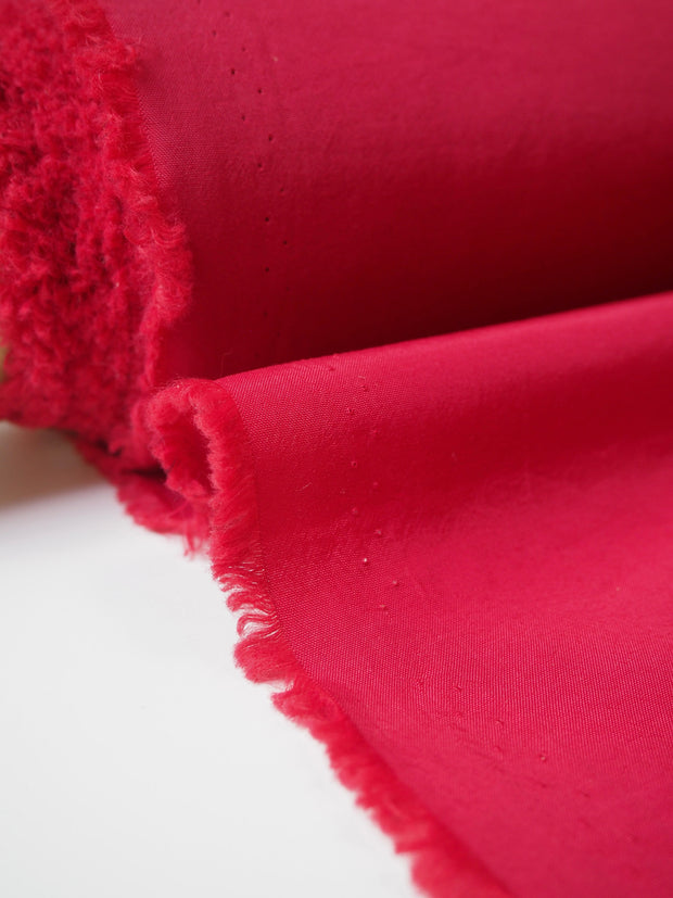 Red Mediumweight Polyester