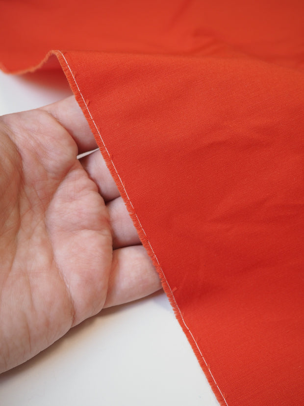 Orange Poly/Cotton Taffeta