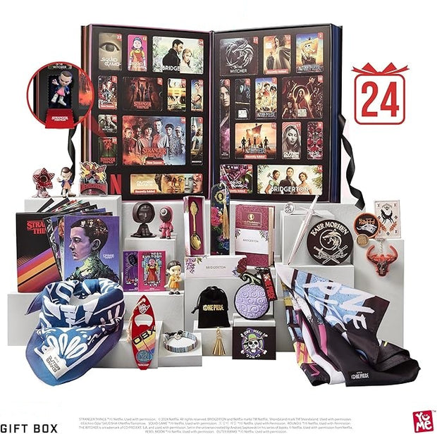 ✨🎬 Ultimate Binge-Watcher's Treasure Chest: 24-Surprise TV & Movie Collection Box