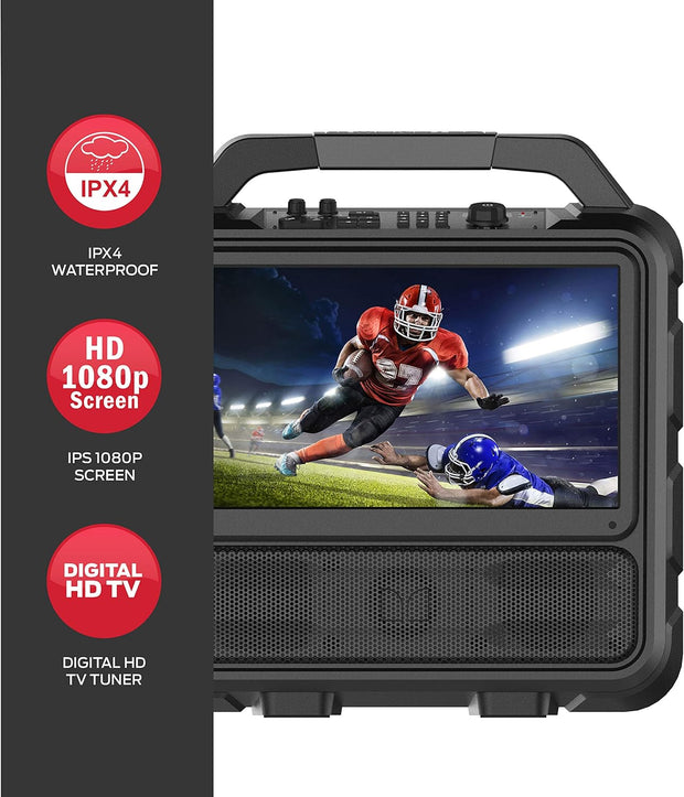 All-in-One Portable Entertainment System" 📺🎵