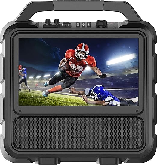 All-in-One Portable Entertainment System" 📺🎵