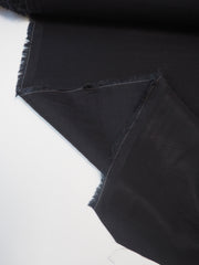 Black Cotton/Viscose Twill