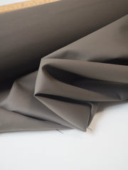 Ash Wool Blend Coated Suiting