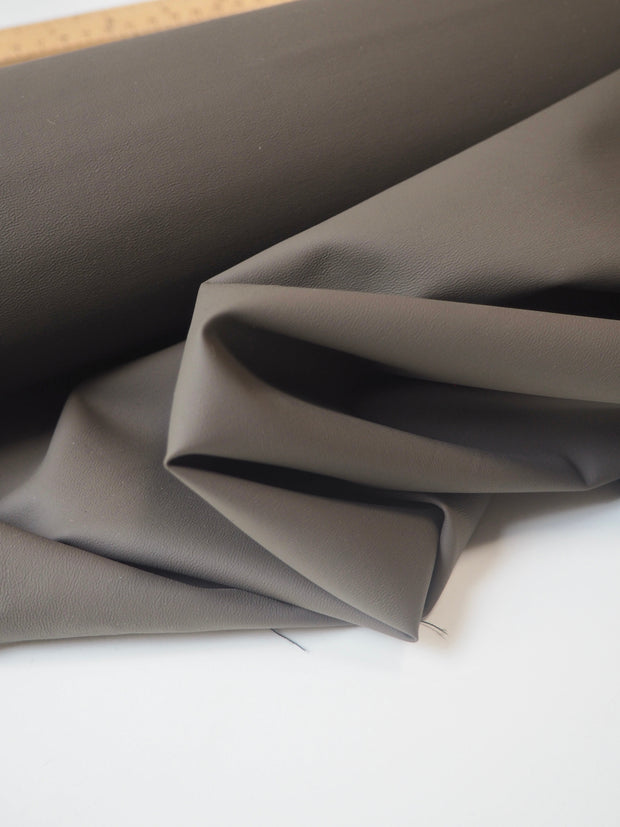Ash Wool Blend Coated Suiting