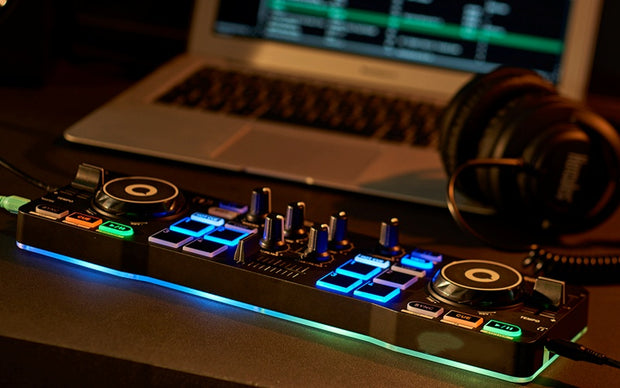 DJControl Starlight - Ultra-Compact DJ Controller with RGB Lighting