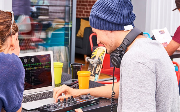 DJControl Starlight - Ultra-Compact DJ Controller with RGB Lighting