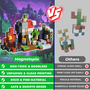 Magnetic Minecraft Blocks - Creative Building Set 🧱⚡