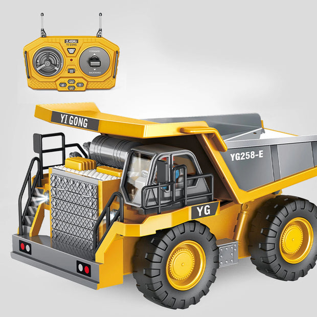 Remote-Control Alloy Engineering Loader - 1:18 Scale Full-Functional RC Vehicle 🚜⚡